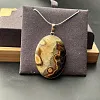 Симбирцитовый кулон в серебре