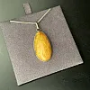 Симбирцитовый кулон в мельхиоре