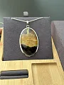 Серебряный кулон с симбирцитом