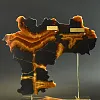 Карта Ульяновской области 40х38 см