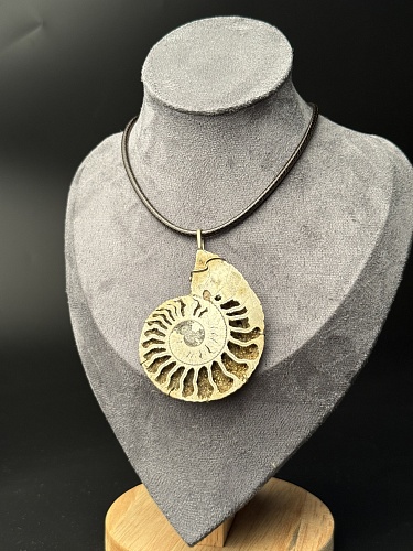 Кулон с аммонитом в нейзельбере.