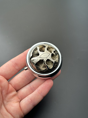 Таблетница из аммонитового симбирцита 