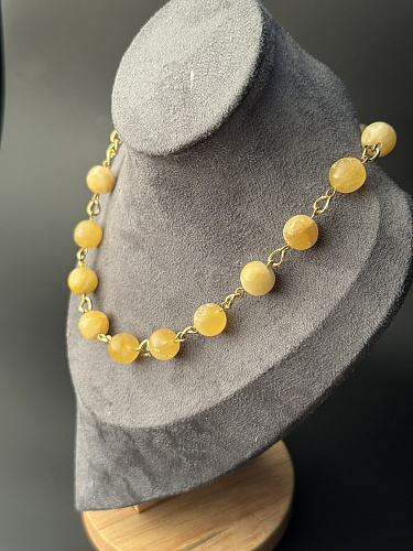 Симбирцитовые бусы