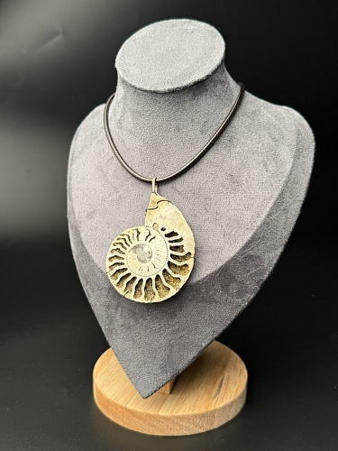 Кулон с аммонитом в нейзельбере.