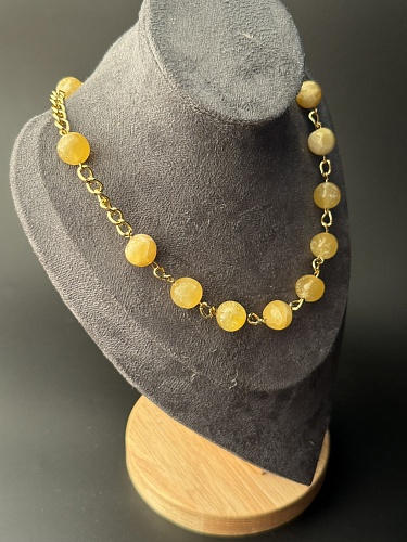 Симбирцитовые бусы