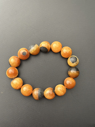 Симбирцитовый браслет на резинке