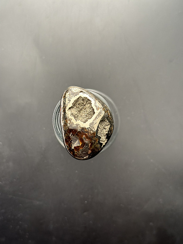 Аммонитовая жеода (кабошон) 40х29 мм