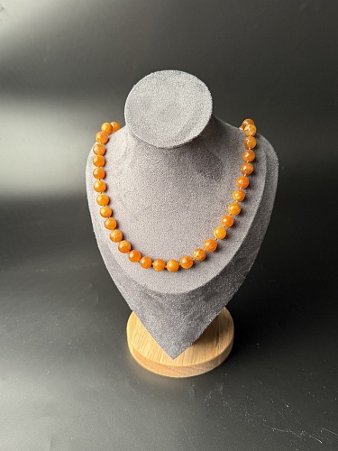 Симбирцитовые бусы 49 см