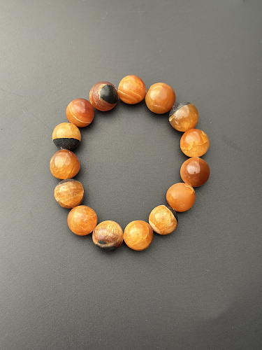 Симбирцитовый браслет на резинке