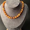 Комплект симбирцитовые бусы с браслетом