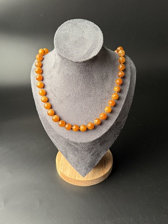 Симбирцитовые бусы 49 см