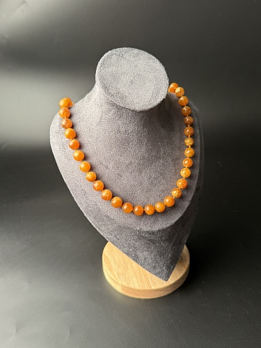 Симбирцитовые бусы 49 см